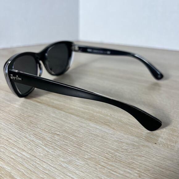Ray-Ban RB4227 6052/8G Sunglasses Cat Eye Black FRAMES ONLY 55-17